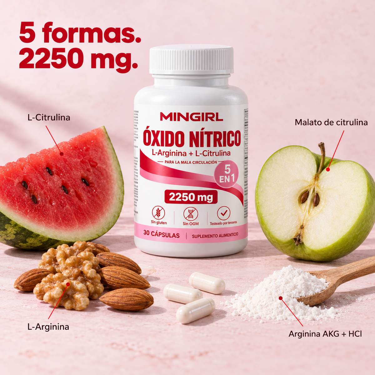 Mingirl - Formula 5 en 1 Para la Mala Circulacion