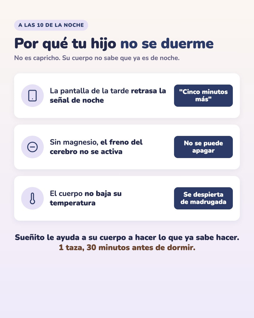 Sueñito · Chocolatada para dormir niños