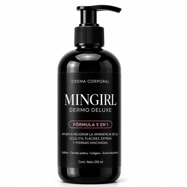 MINGIRL Dermo Deluxe — Fórmula 5 en 1 para Celulitis, Flacidez y Estrías