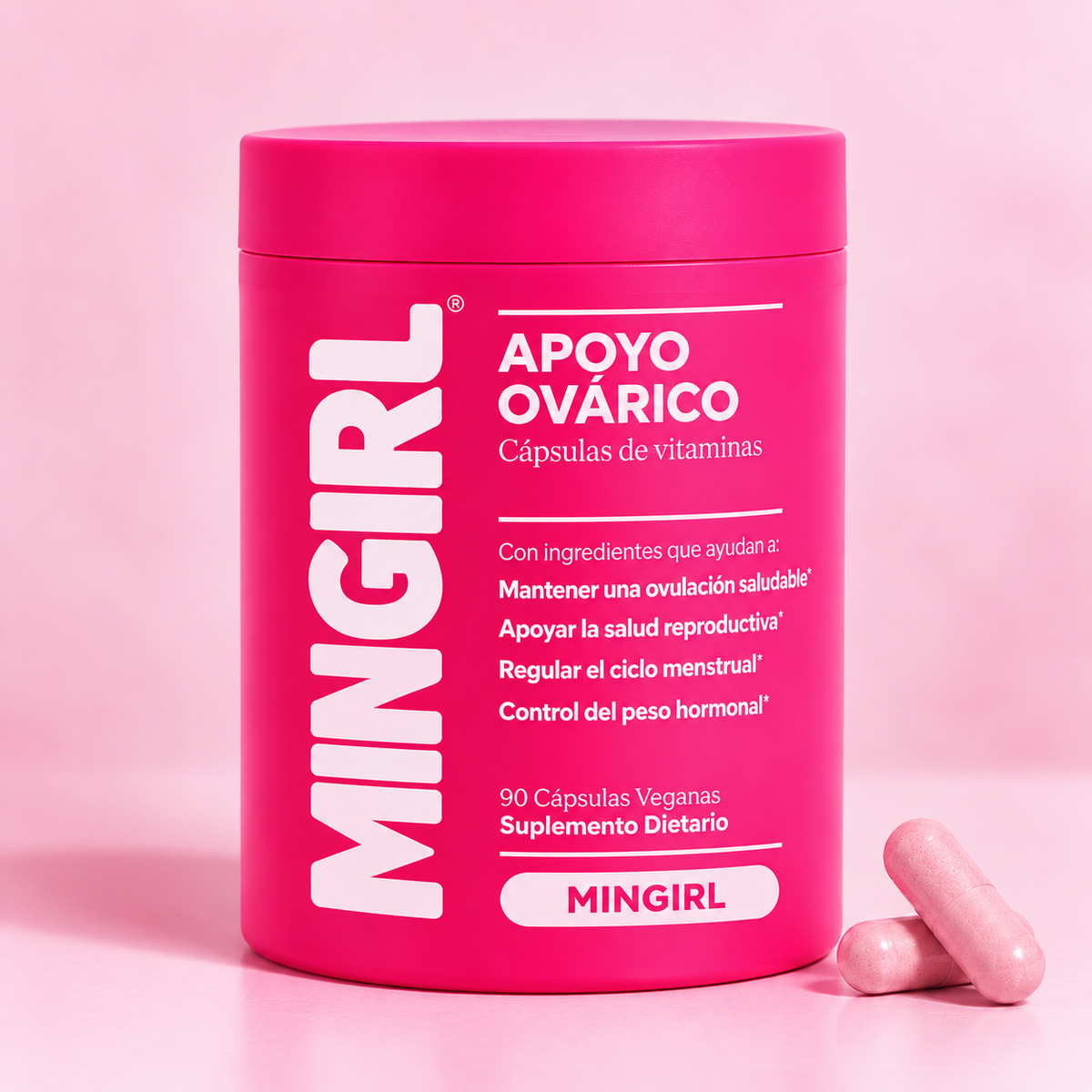 Ciclo irregular y SPM - Vitaminas para el apoyo ovárico - Cápsulas