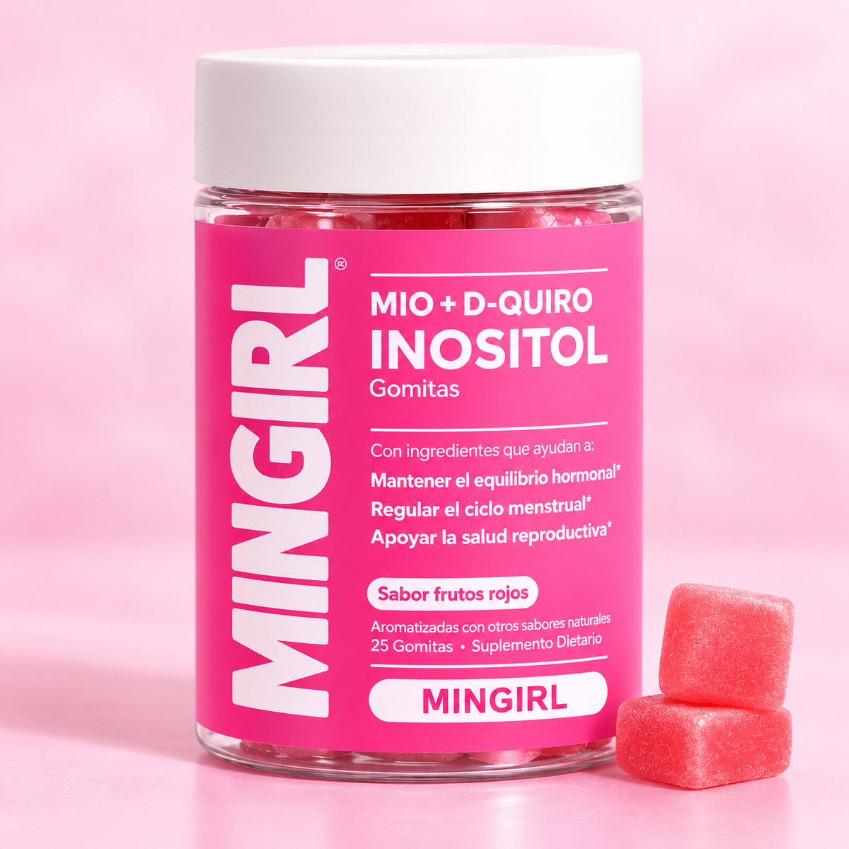SOP: ciclo, acné y vello - Gomitas de mio-inositol y D-quiro-inositol