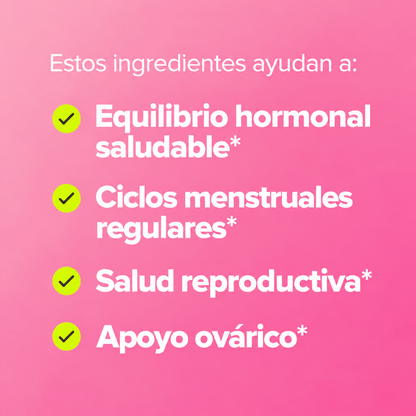SOP: ciclo, acné y vello - Gomitas de mio-inositol y D-quiro-inositol