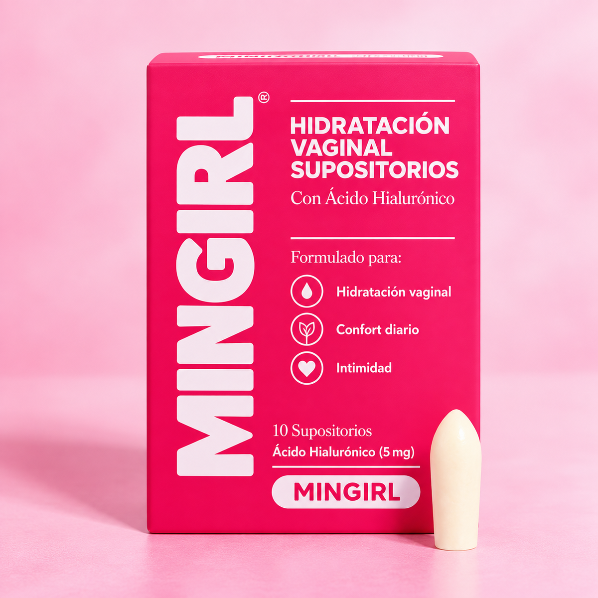 Sequedad: alivio directo - Hidratante vaginal - Supositorio