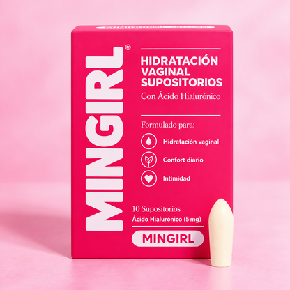 Sequedad: alivio directo - Hidratante vaginal - Supositorio