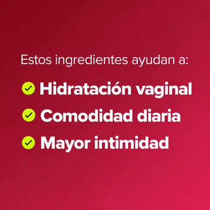 Sequedad: alivio directo - Hidratante vaginal - Supositorio