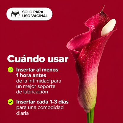 Sequedad: alivio directo - Hidratante vaginal - Supositorio