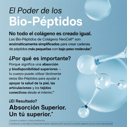 Biopéptidos de colágeno de vacas alimentadas con pasto, 567 g (20 oz) en polvo