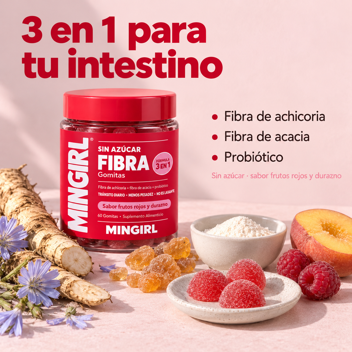 MINGIRL — Fórmula 3 en 1 para Ir al Baño Todos los Días