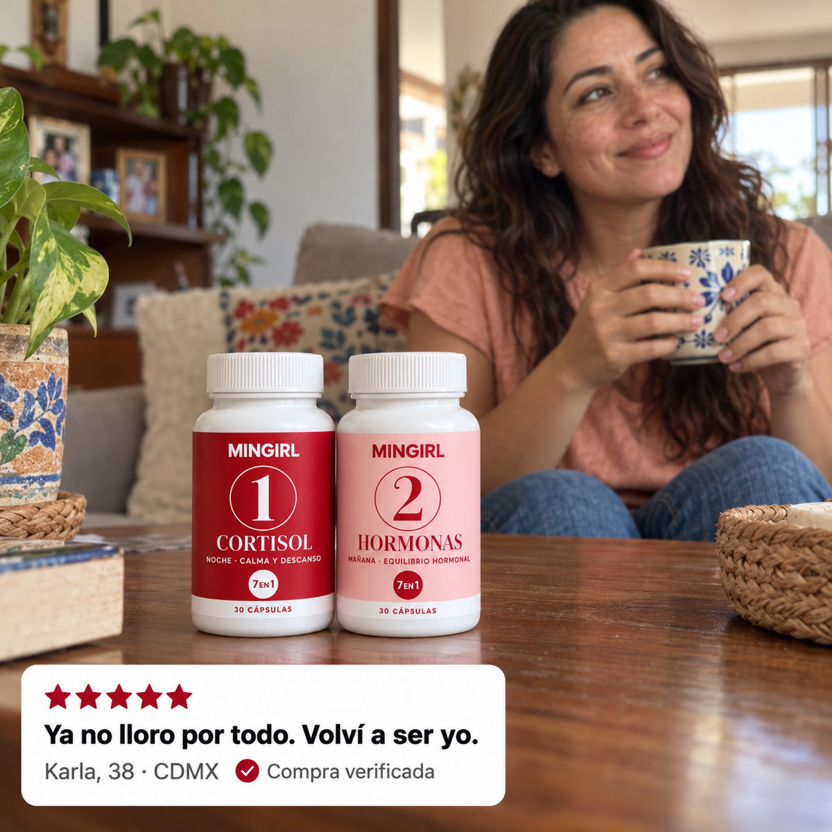 MINGIRL — Fórmula 14 en 1 para el Cortisol y las Hormonas