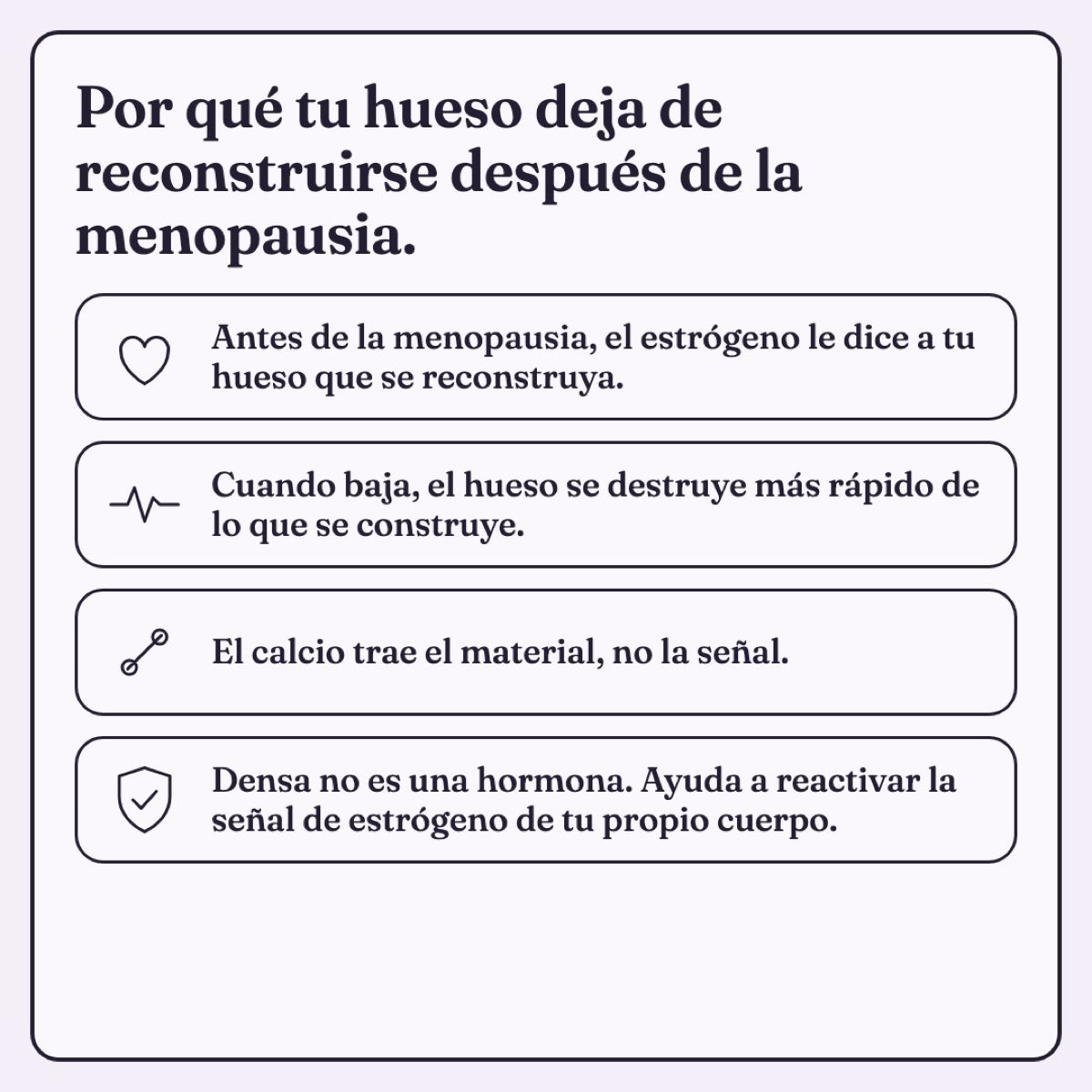 Densa · Fórmula para Reconstruir tus Huesos