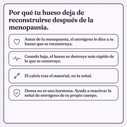 Densa · Fórmula para Reconstruir tus Huesos