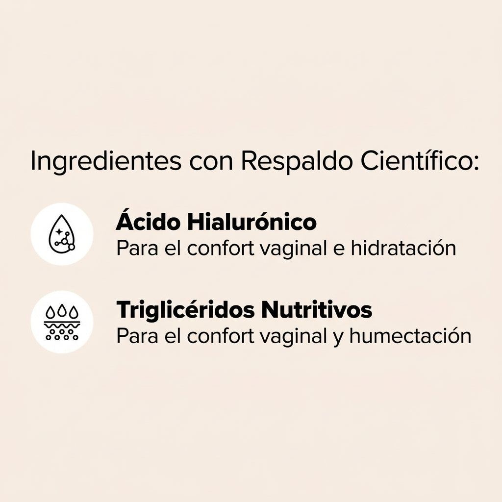 Sequedad: alivio directo - Hidratante vaginal - Supositorio