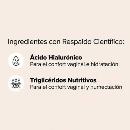 Sequedad: alivio directo - Hidratante vaginal - Supositorio