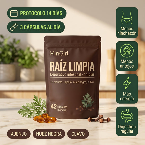 Raíz Limpia® · Depurativo intestinal 14 días