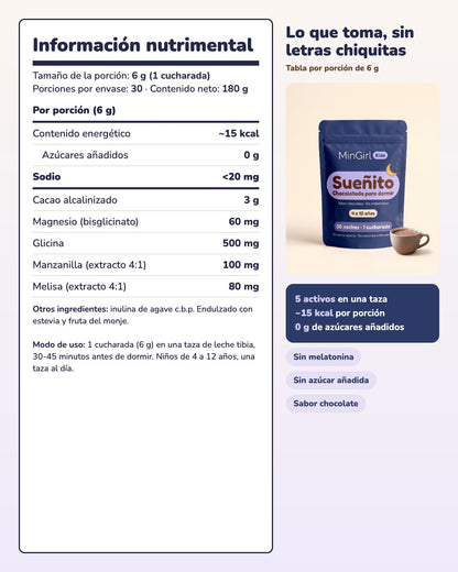 Sueñito · Chocolatada para dormir niños